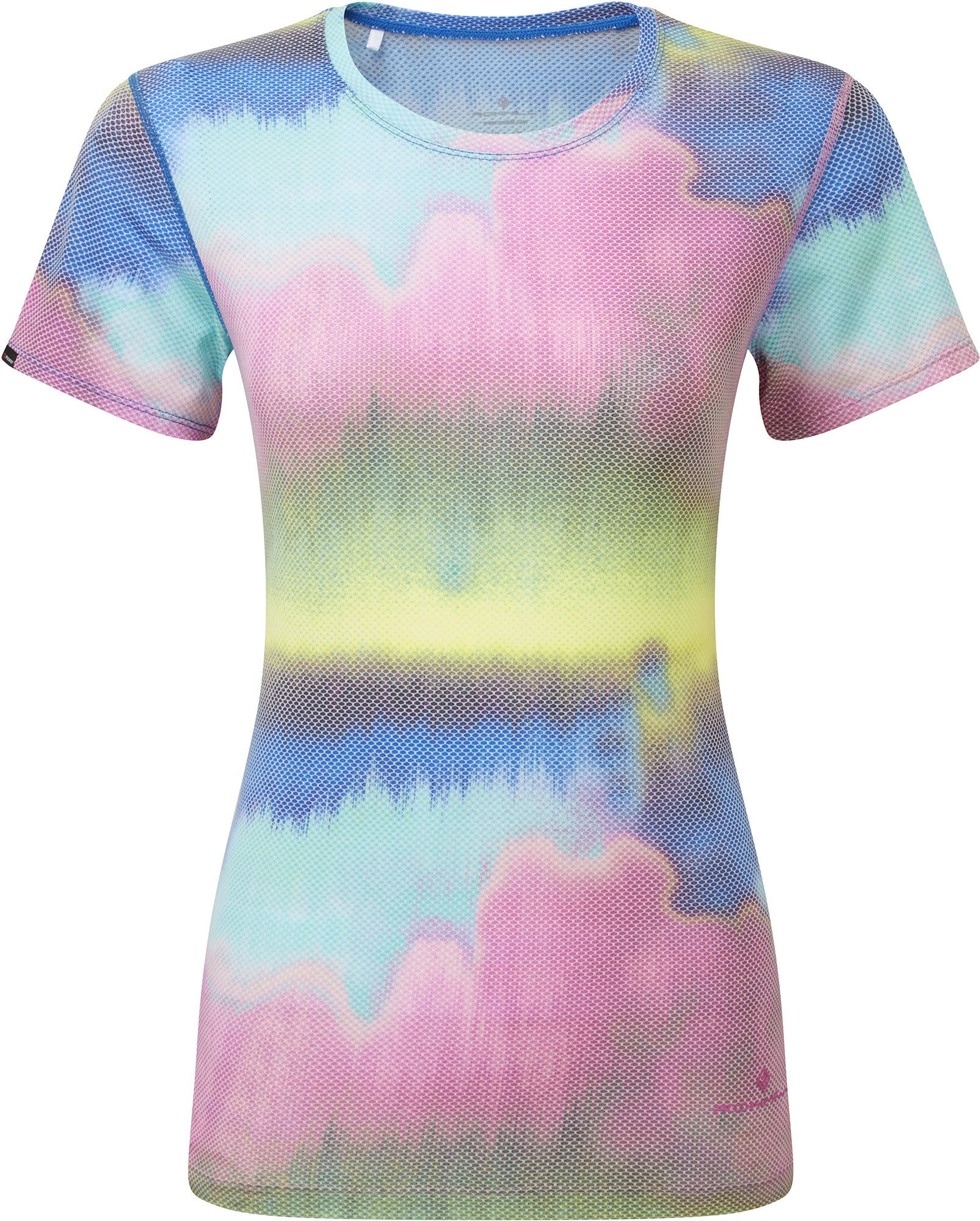 Ronhill Tech Golden Hour Short Sleeve Womens Running Top - Multi - Image 6