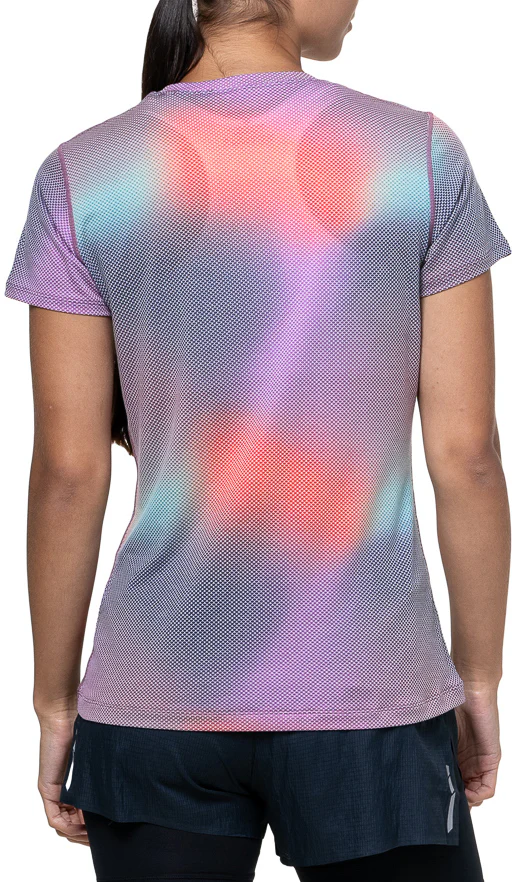 Ronhill Tech Golden Hour Short Sleeve Womens Running Top - Purple - Image 2