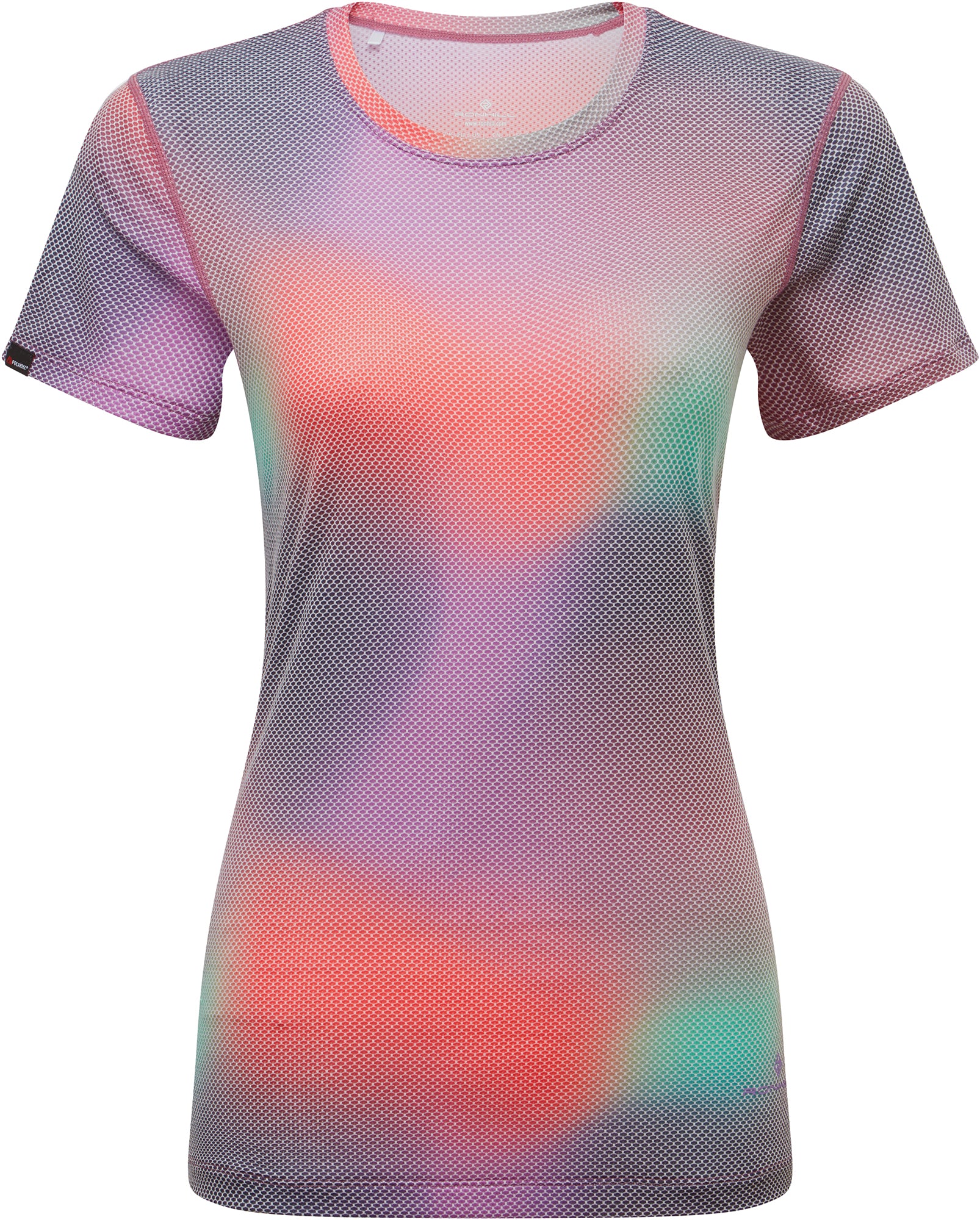 Ronhill Tech Golden Hour Short Sleeve Womens Running Top - Purple - Image 3