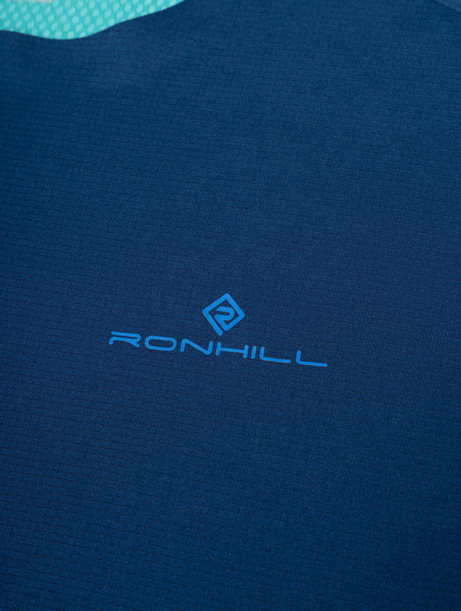 Ronhill Tech Race Short Sleeve Mens Running Top - Blue - Image 3