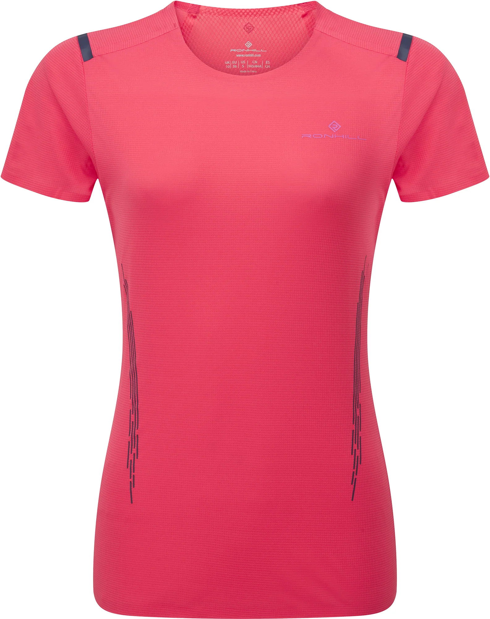 Ronhill Tech Race Short Sleeve Womens Running Top - Pink - Image 6