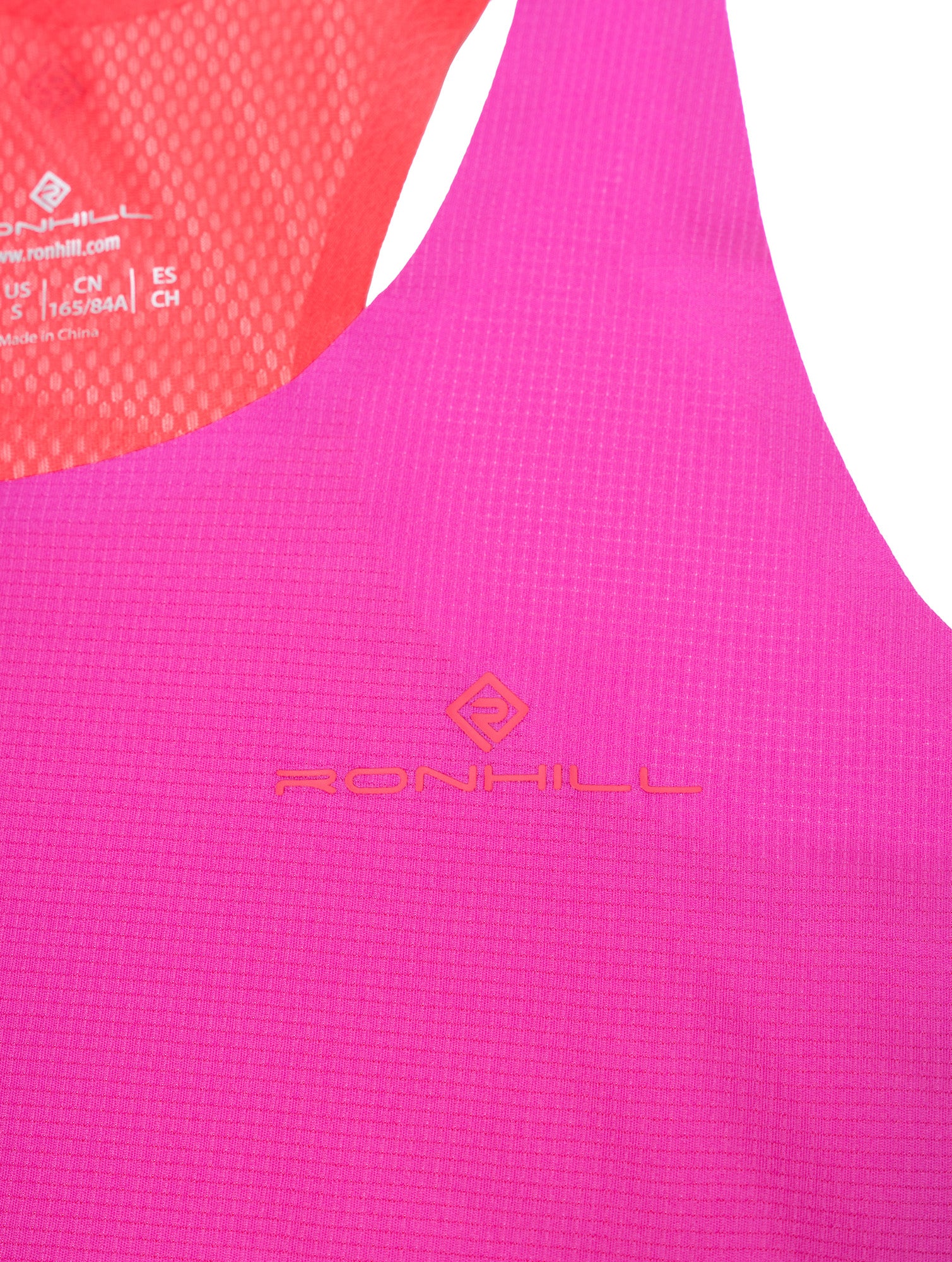Ronhill Tech Race Womens Running Vest Tank Top - Pink - Image 4
