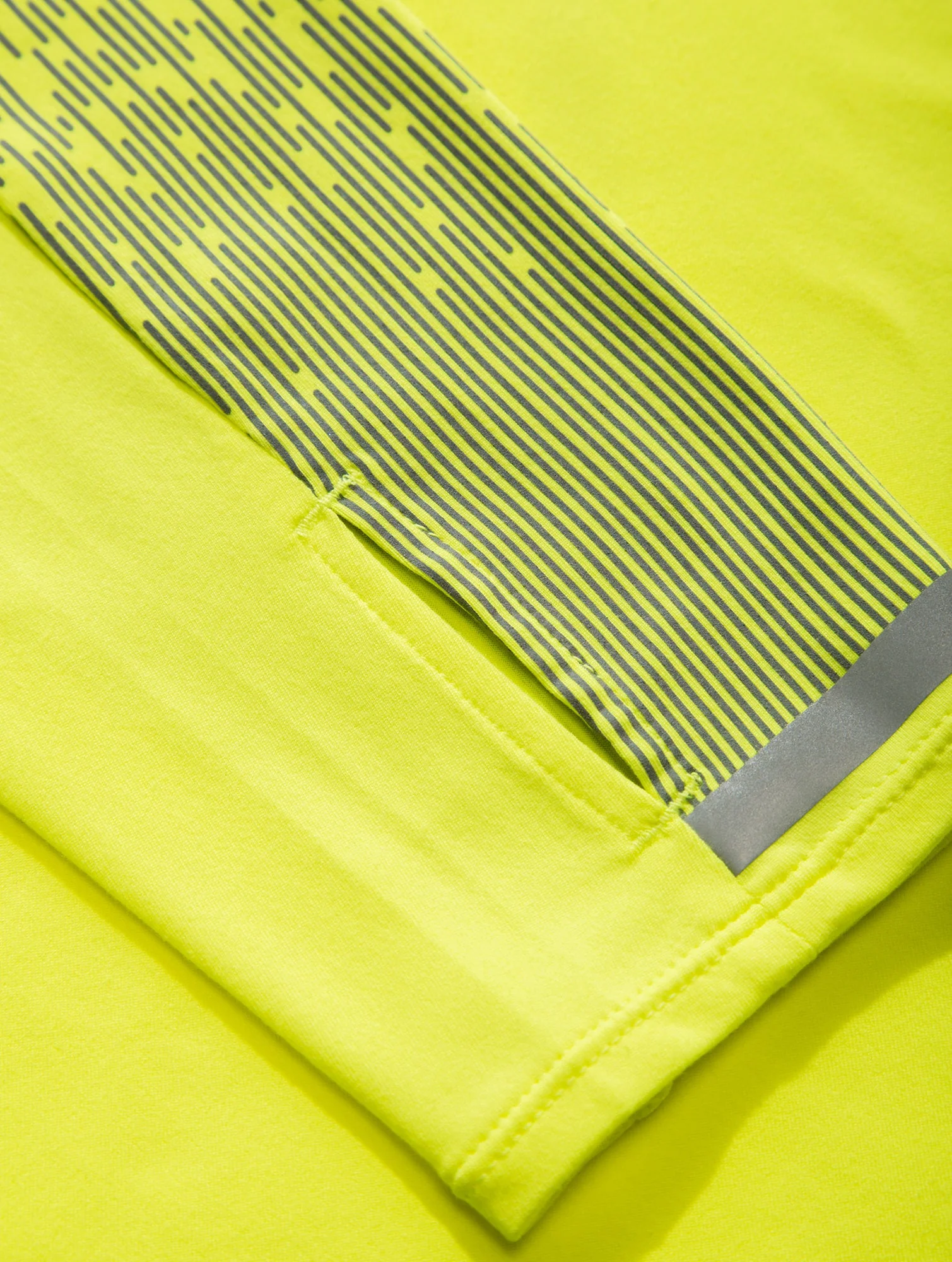 Ronhill Tech Reflect Half Zip Long Sleeve Mens Running Top - Yellow - Image 4