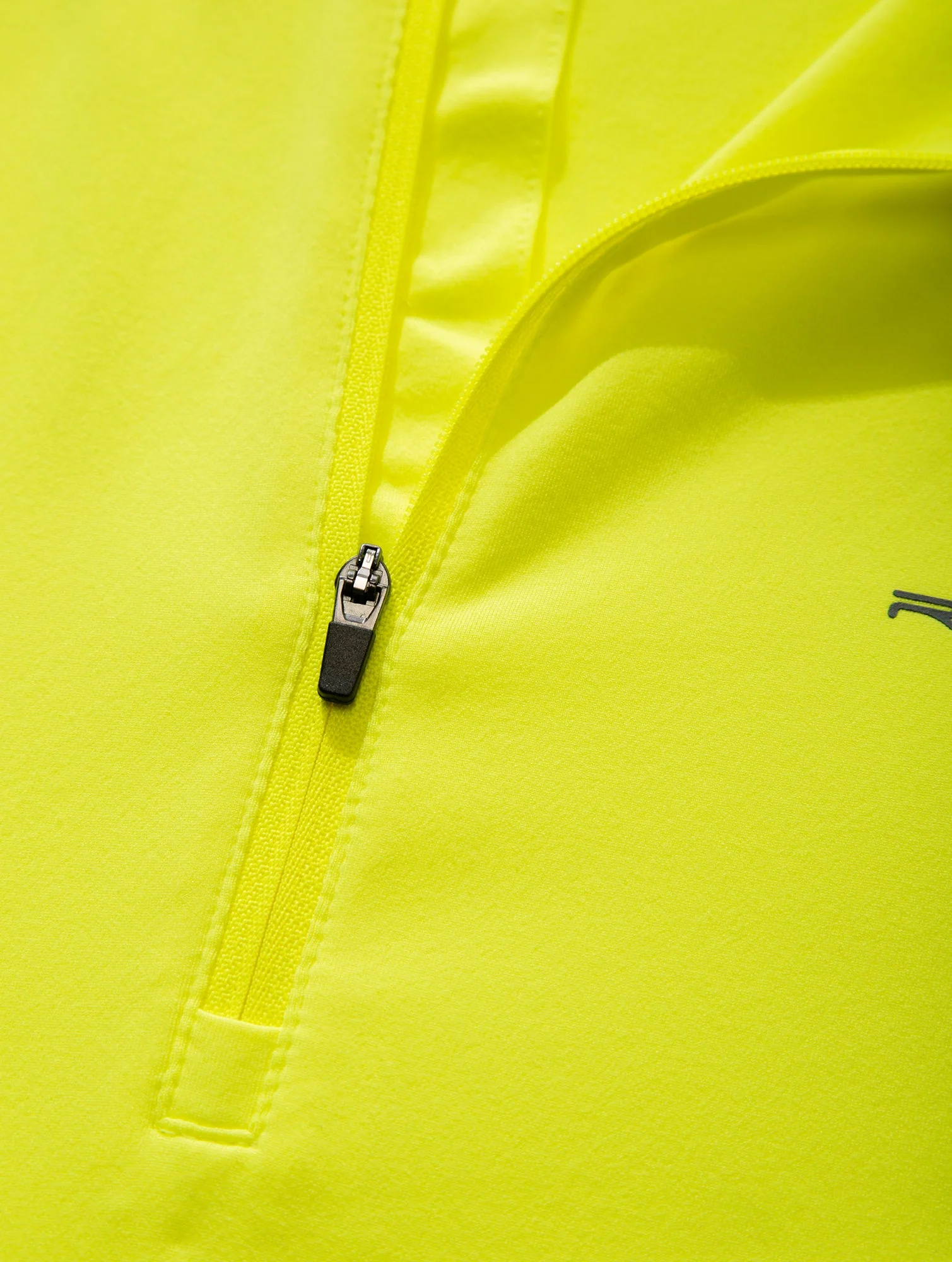 Ronhill Tech Reflect Half Zip Long Sleeve Mens Running Top - Yellow - Image 5