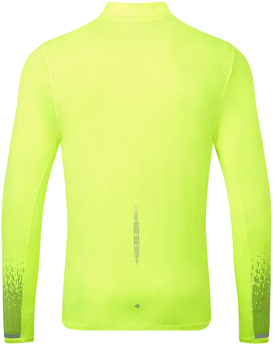 Ronhill Tech Reflect Half Zip Long Sleeve Mens Running Top - Yellow - Image 7
