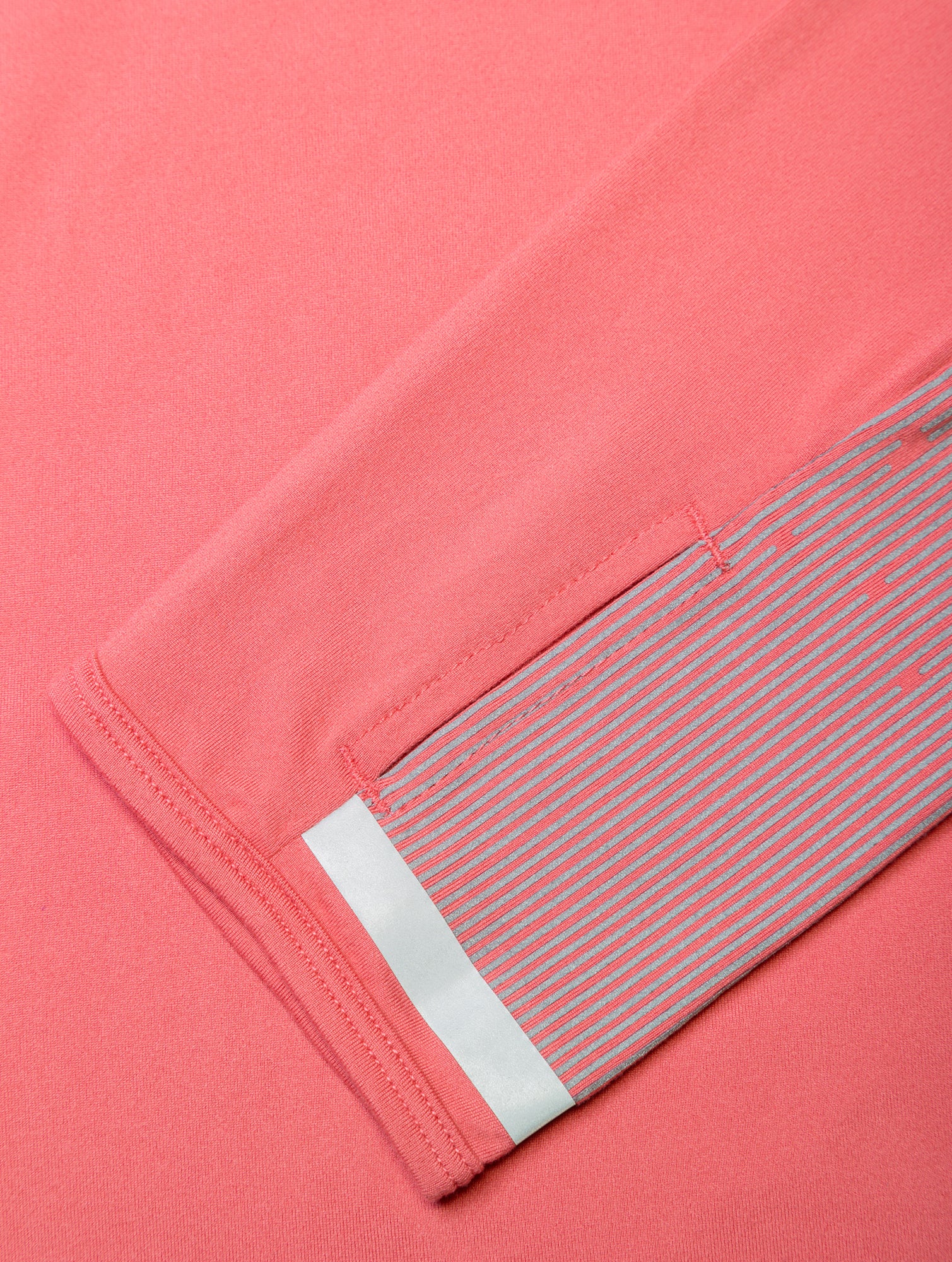 Ronhill Tech Reflect Half Zip Long Sleeve Womens Running Top - Pink - Image 3