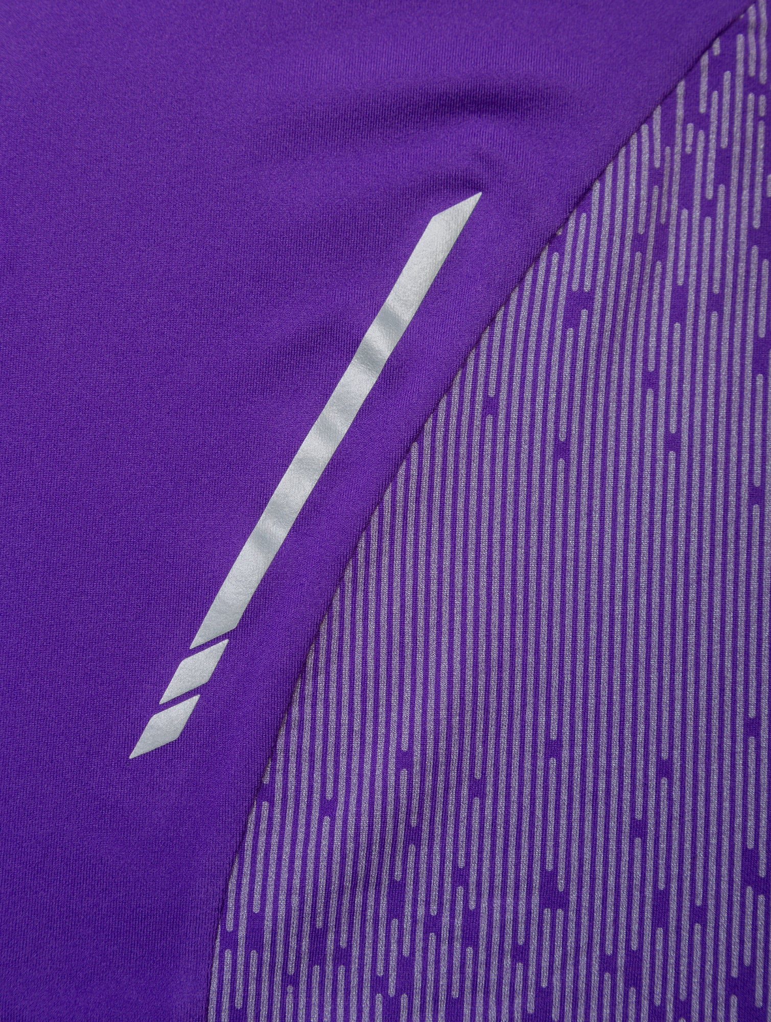 Ronhill Tech Reflect Half Zip Long Sleeve Womens Running Top - Purple - Image 5