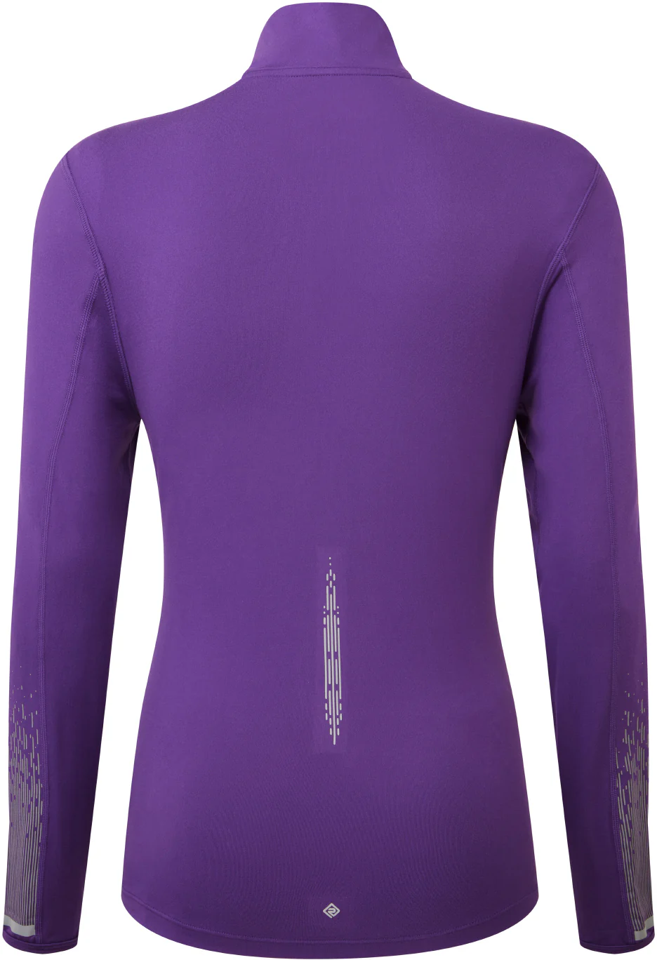 Ronhill Tech Reflect Half Zip Long Sleeve Womens Running Top - Purple - Image 7
