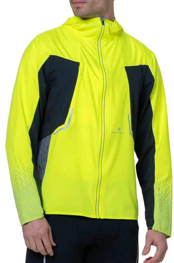 Ronhill Tech Reflect Mens Running Jacket - Yellow