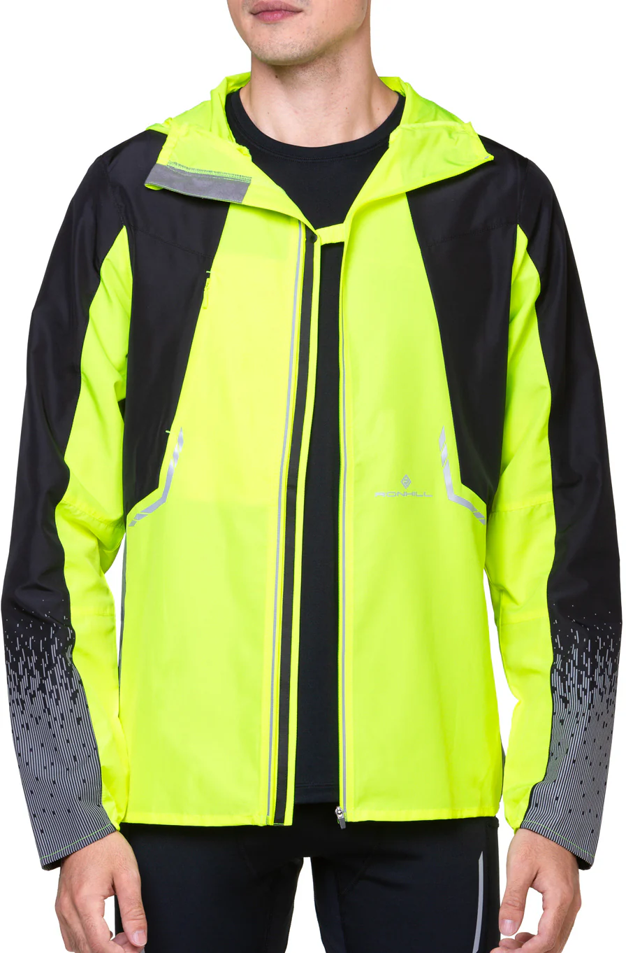 Ronhill Tech Reflect Mens Running Jacket - Yellow - Image 5