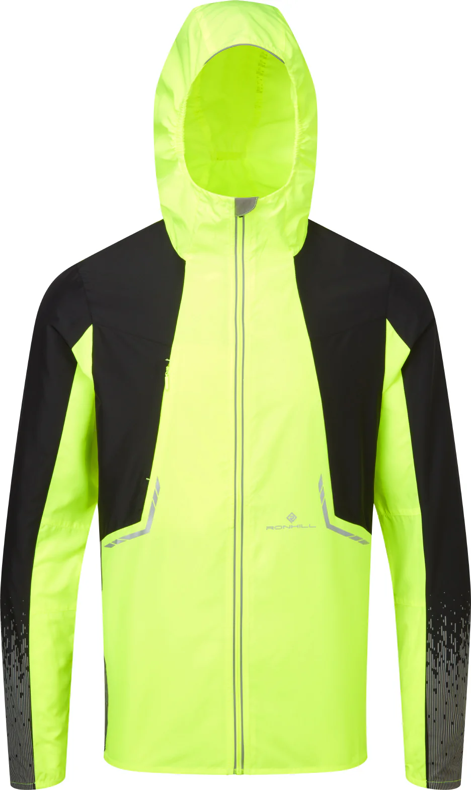 Ronhill Tech Reflect Mens Running Jacket - Yellow - Image 7