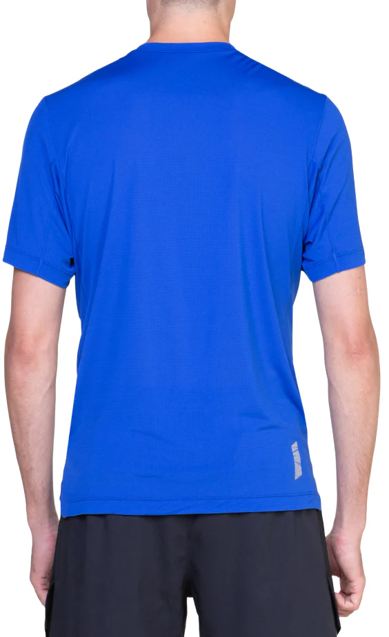 Ronhill Tech Short Sleeve Mens Running Top - Blue - Image 2