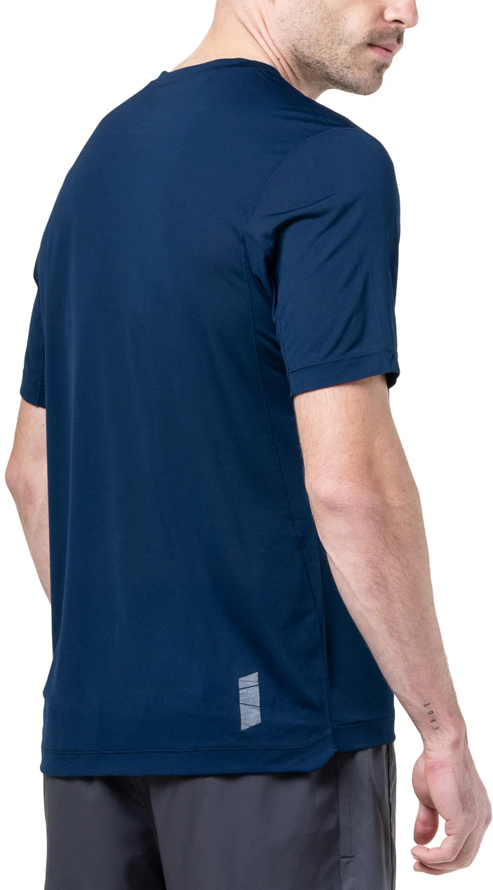 Ronhill Tech Short Sleeve Mens Running Top - Blue - Image 2