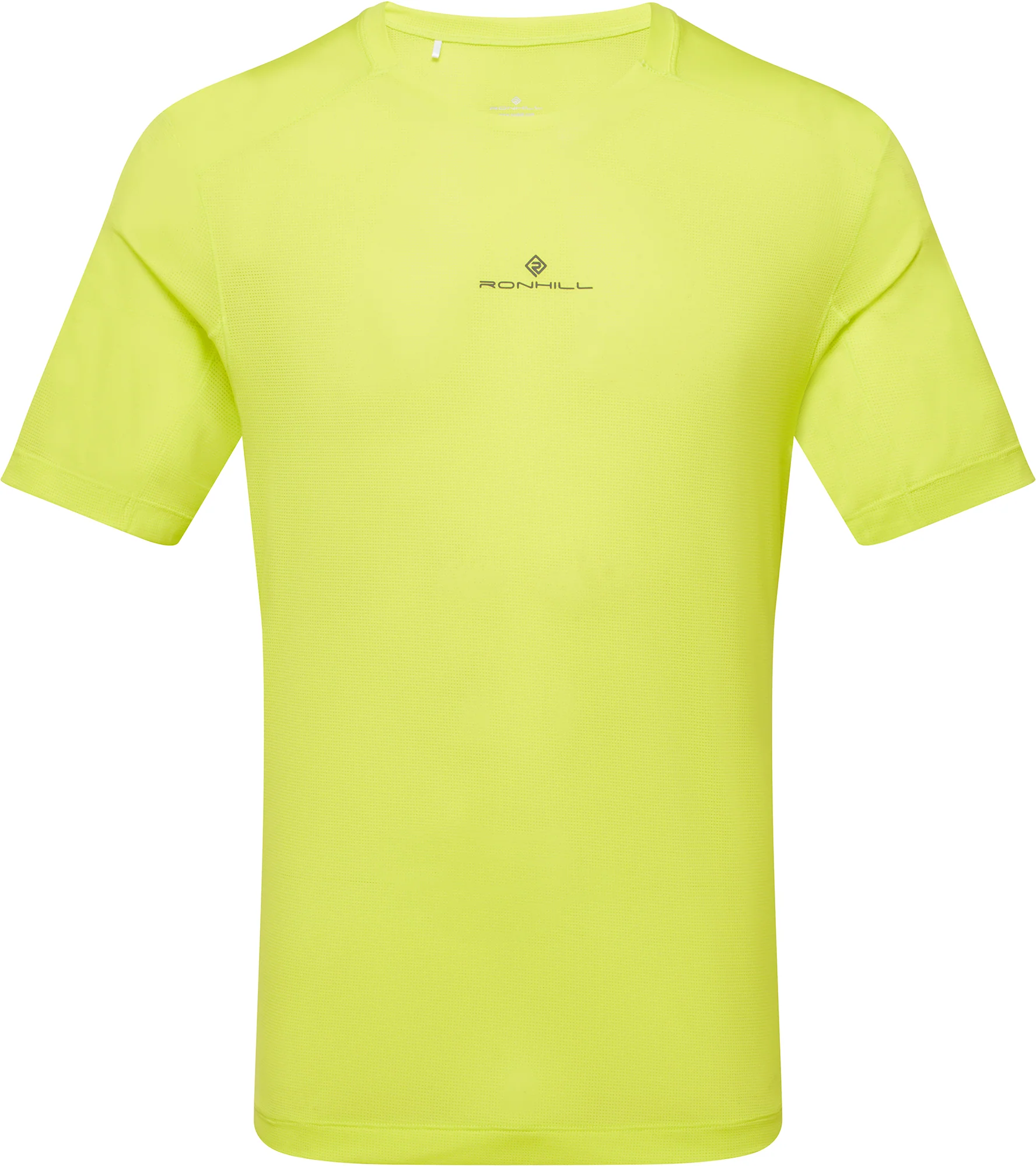 Ronhill Tech Short Sleeve Mens Running Top - Yellow - Image 3