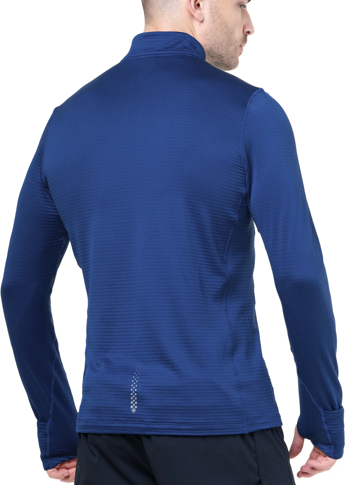 Ronhill Tech Winter Half Zip Long Sleeve Mens Running Top - Blue - Image 2
