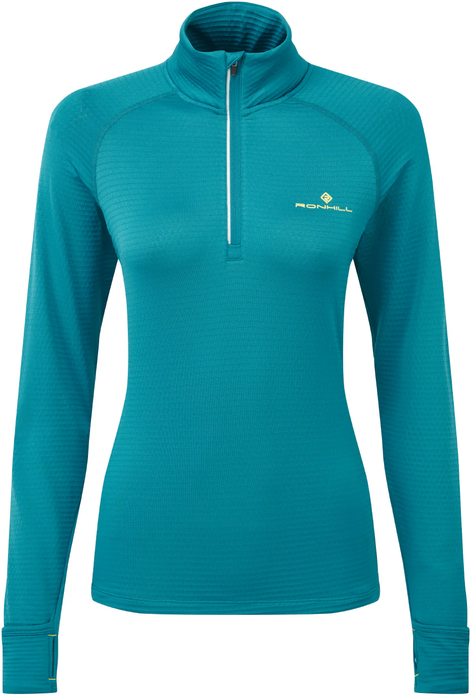 Ronhill Tech Winter Half Zip Long Sleeve Womens Running Top - Blue - Image 6