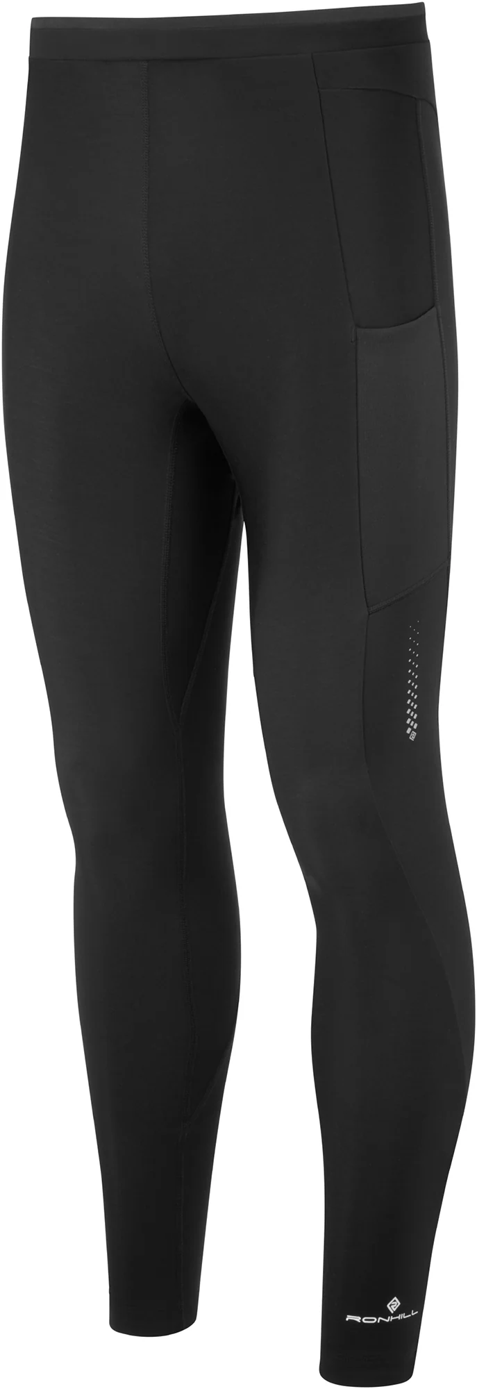 Ronhill Tech Winter Mens Long Running Tights - Black - Image 5