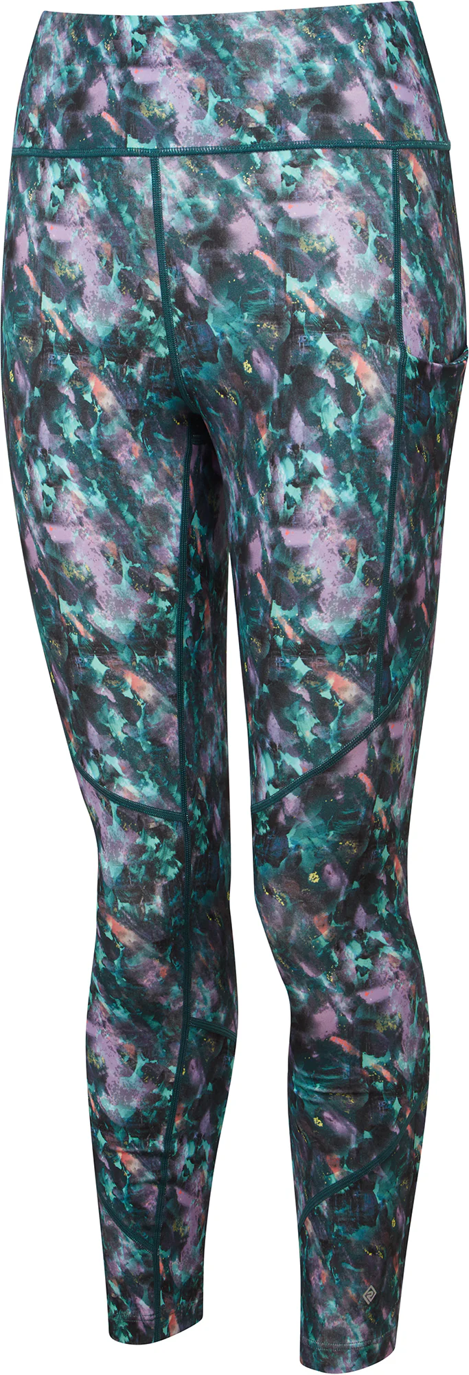 Ronhill Tech Womens 7/8 Running Tights - Green - Image 4