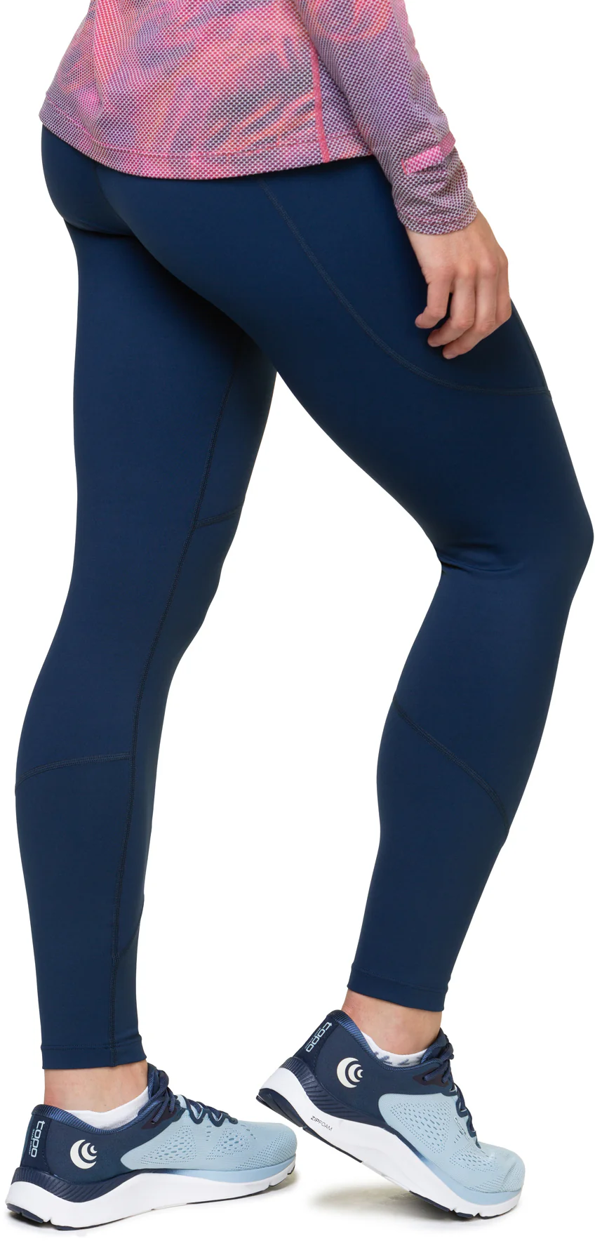 Ronhill Tech Womens Long Running Tights - Navy - Image 2