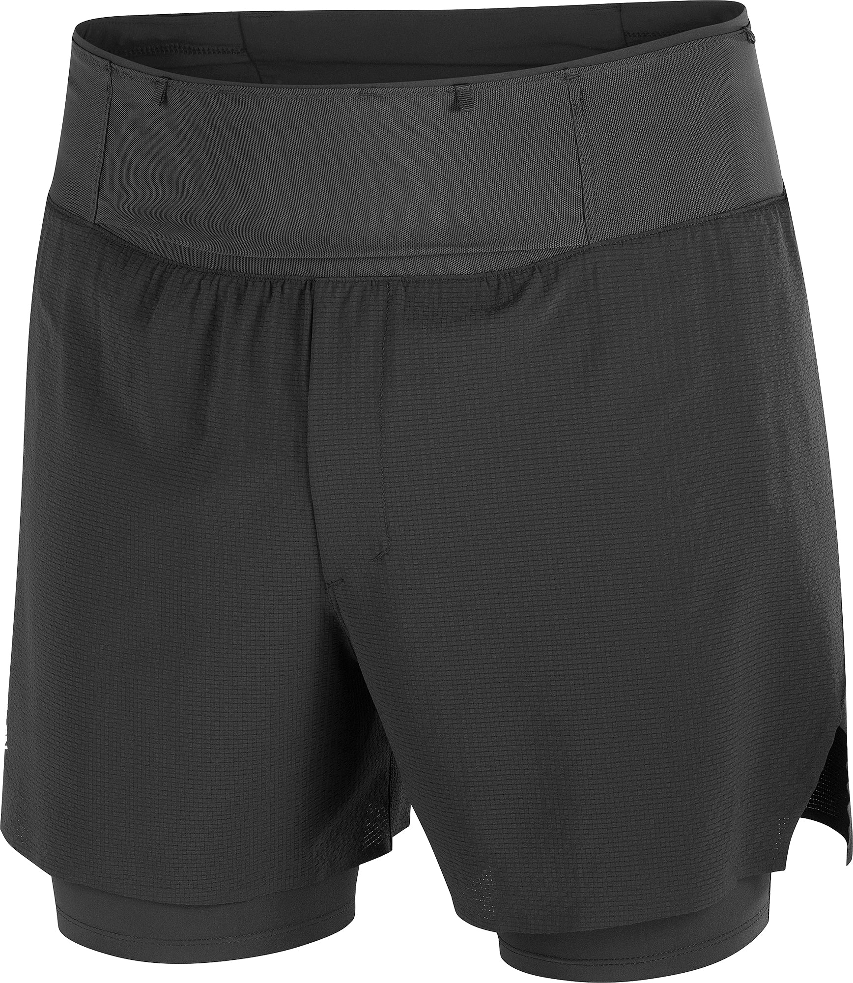 Salomon 5 Inch Sense Aero Trail 2 In 1 Mens Running Shorts - Black - Image 6