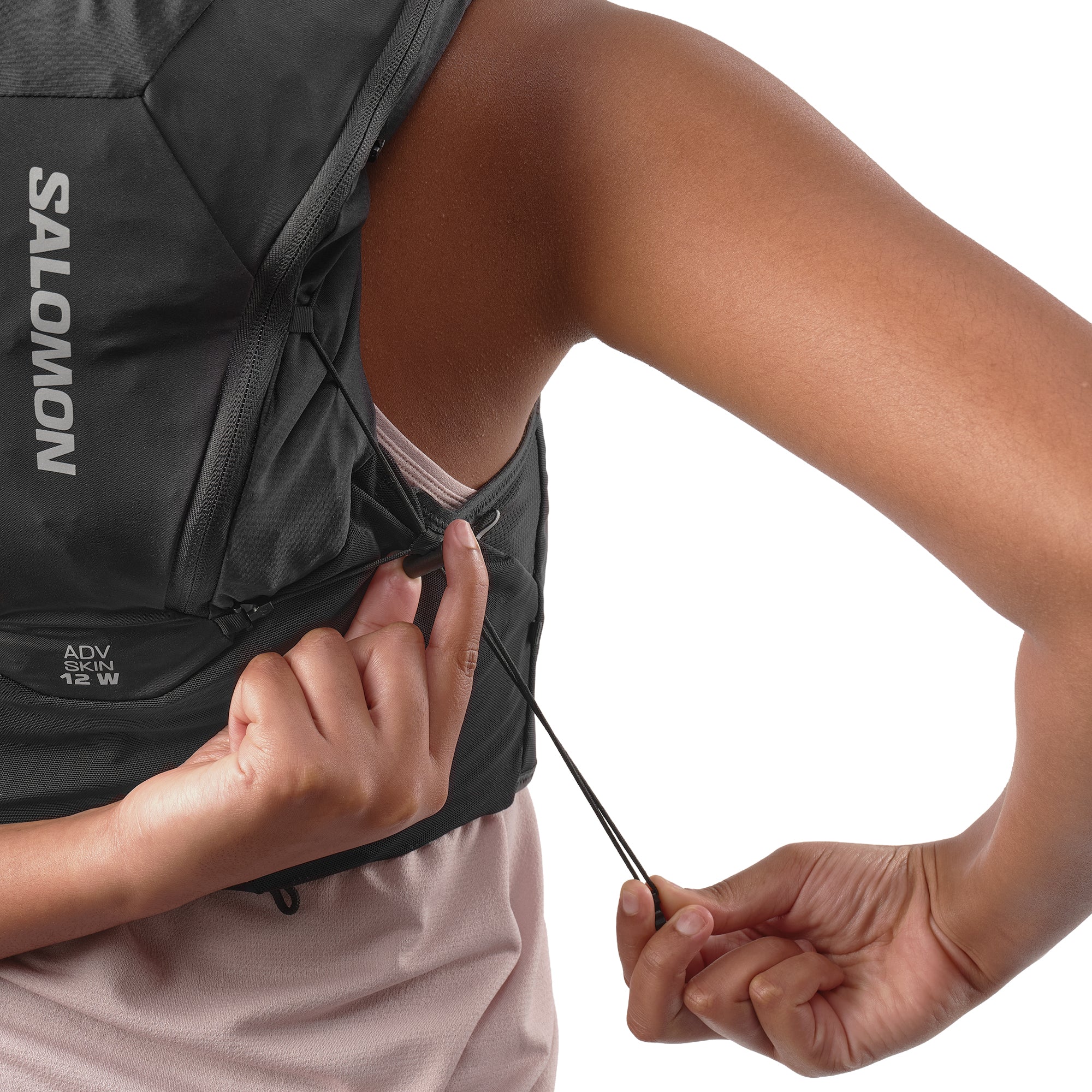 Salomon ADV Skin 12 Set Womens Running Backpack - Black - Image 3