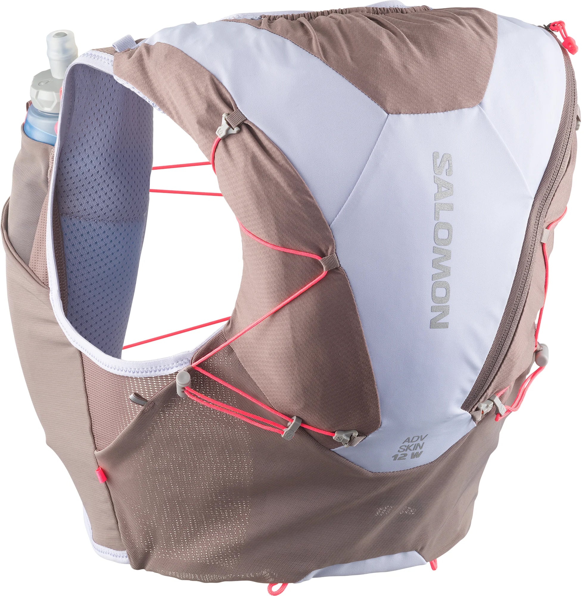 Salomon ADV Skin 12 Set Womens Running Backpack - Grey - Image 2