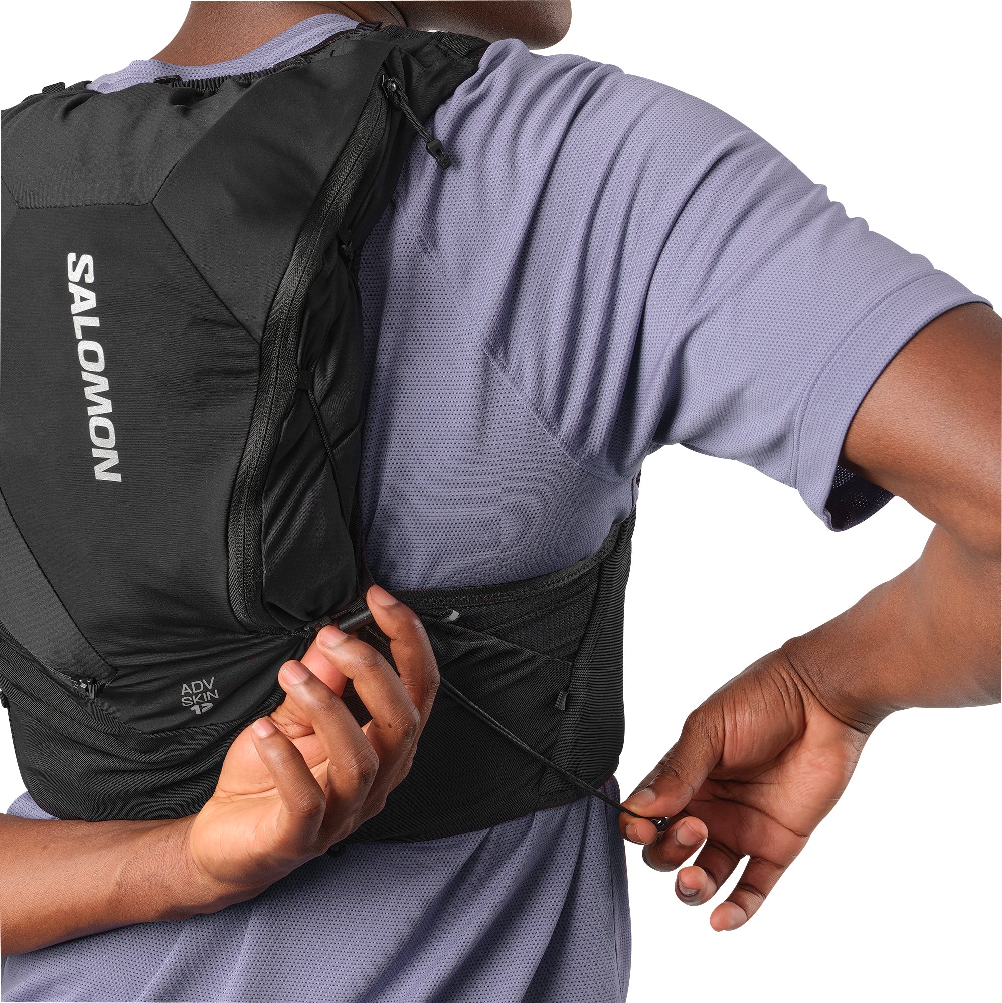 Salomon ADV Skin 12 V2025 Set Running Backpack - Black - Image 4