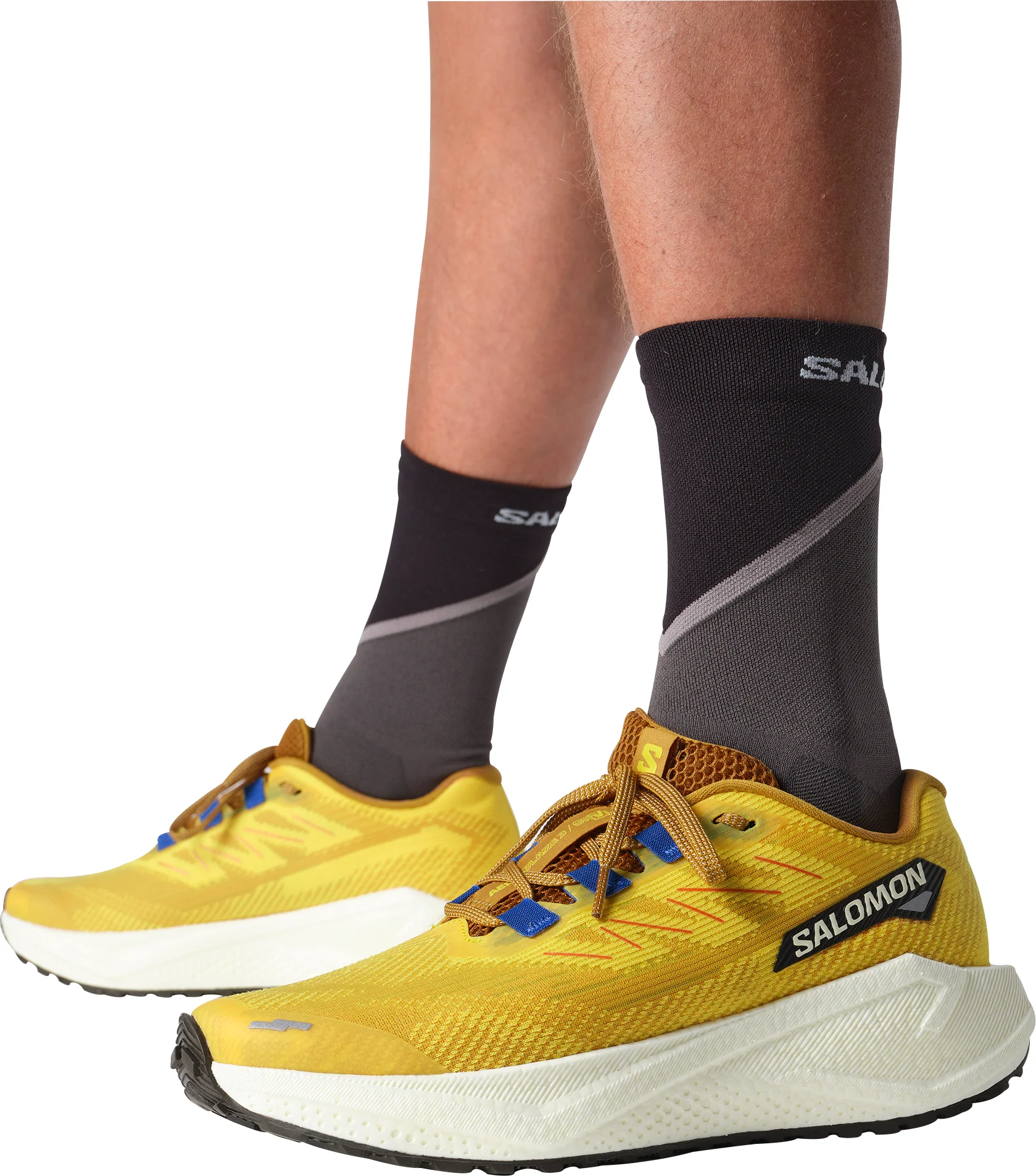 Salomon Aero Blaze 3 GRVL Mens Trail Running Shoes - Yellow - Image 6