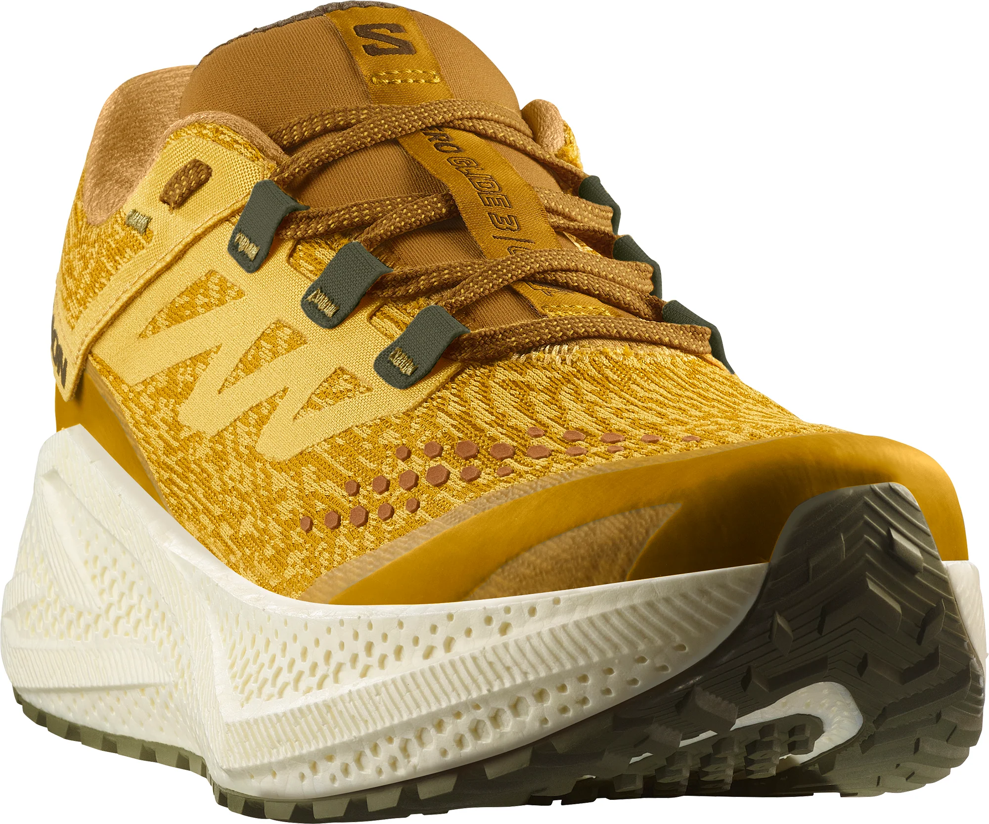 Salomon Aero Glide 3 GRVL Mens Trail Running Shoes - Yellow - Image 6
