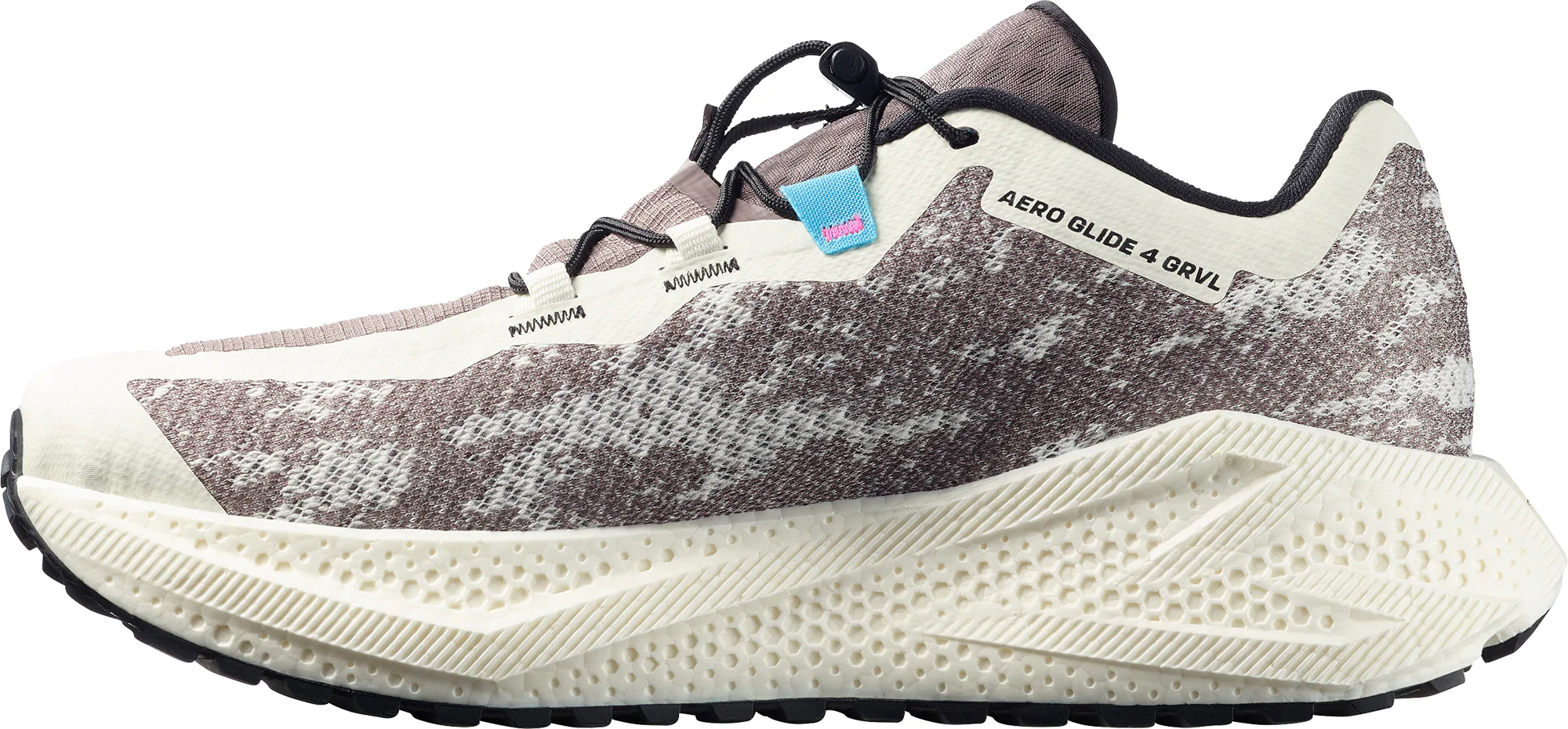 Salomon Aero Glide 4 GRVL Mens Trail Running Shoes - White - Image 3