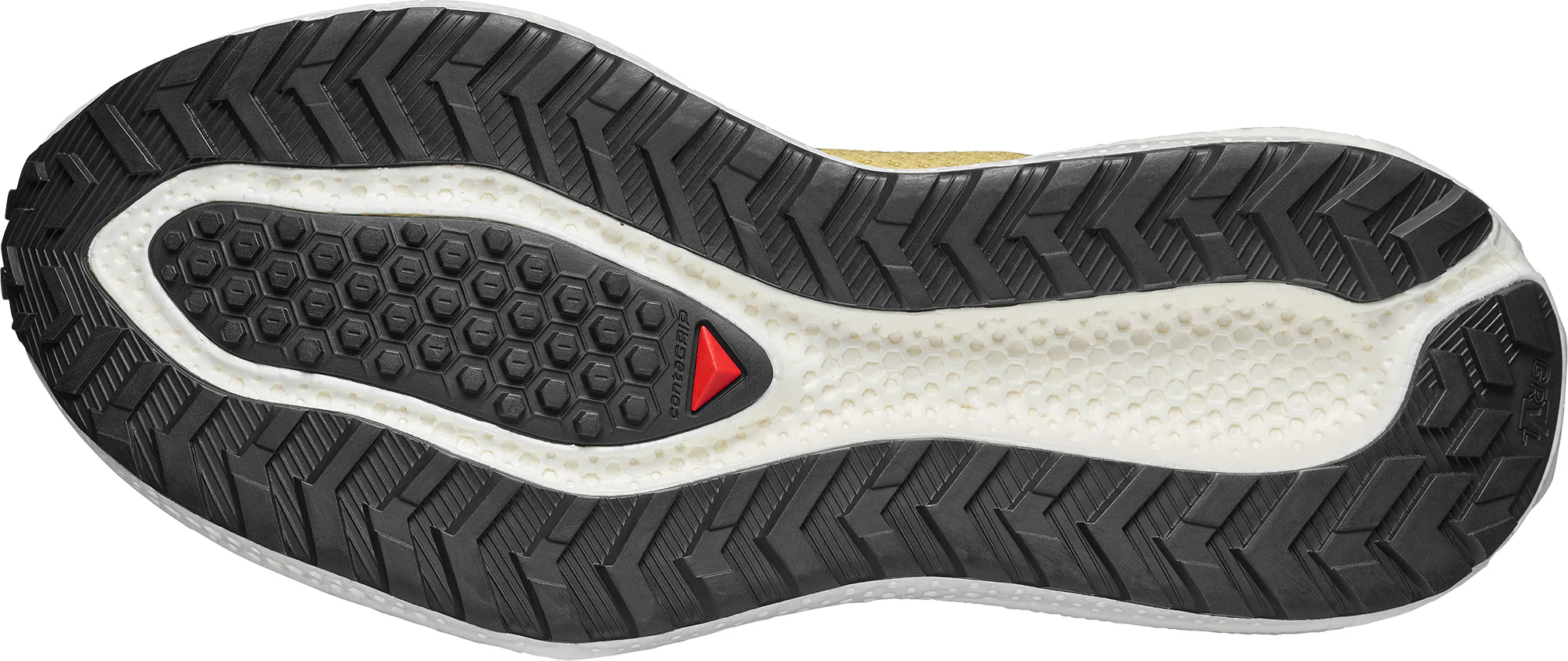Salomon Aero Glide 4 GRVL Mens Trail Running Shoes - Yellow - Image 2