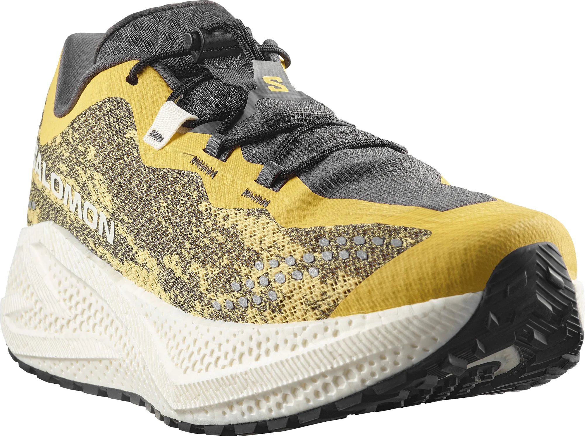 Salomon Aero Glide 4 GRVL Mens Trail Running Shoes - Yellow - Image 6