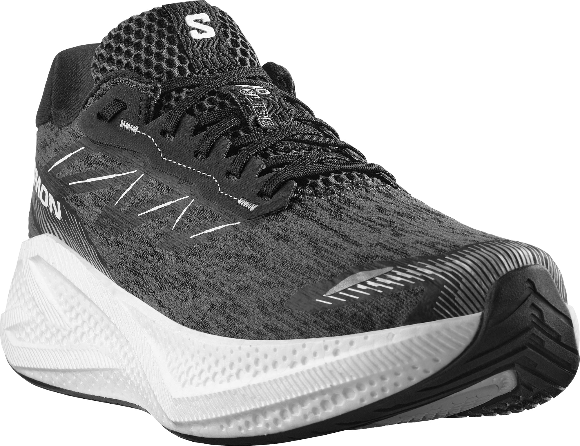 Salomon Aero Glide 4 Mens Running Shoes - Black - Image 6