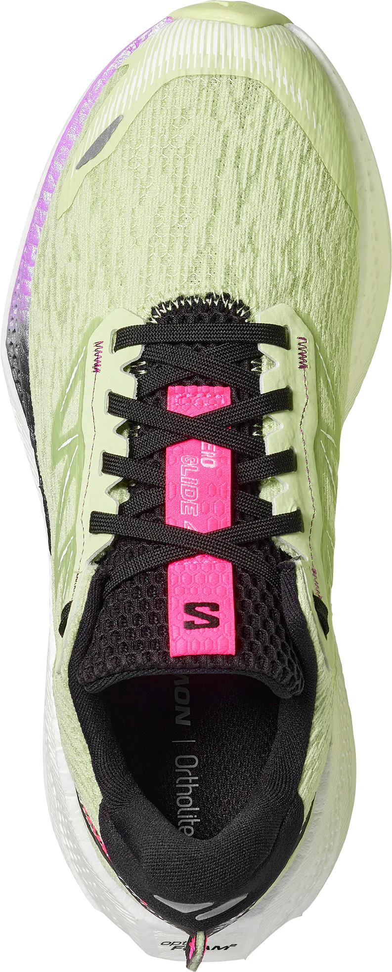 Salomon Aero Glide 4 Womens Running Shoes - Green - Image 4