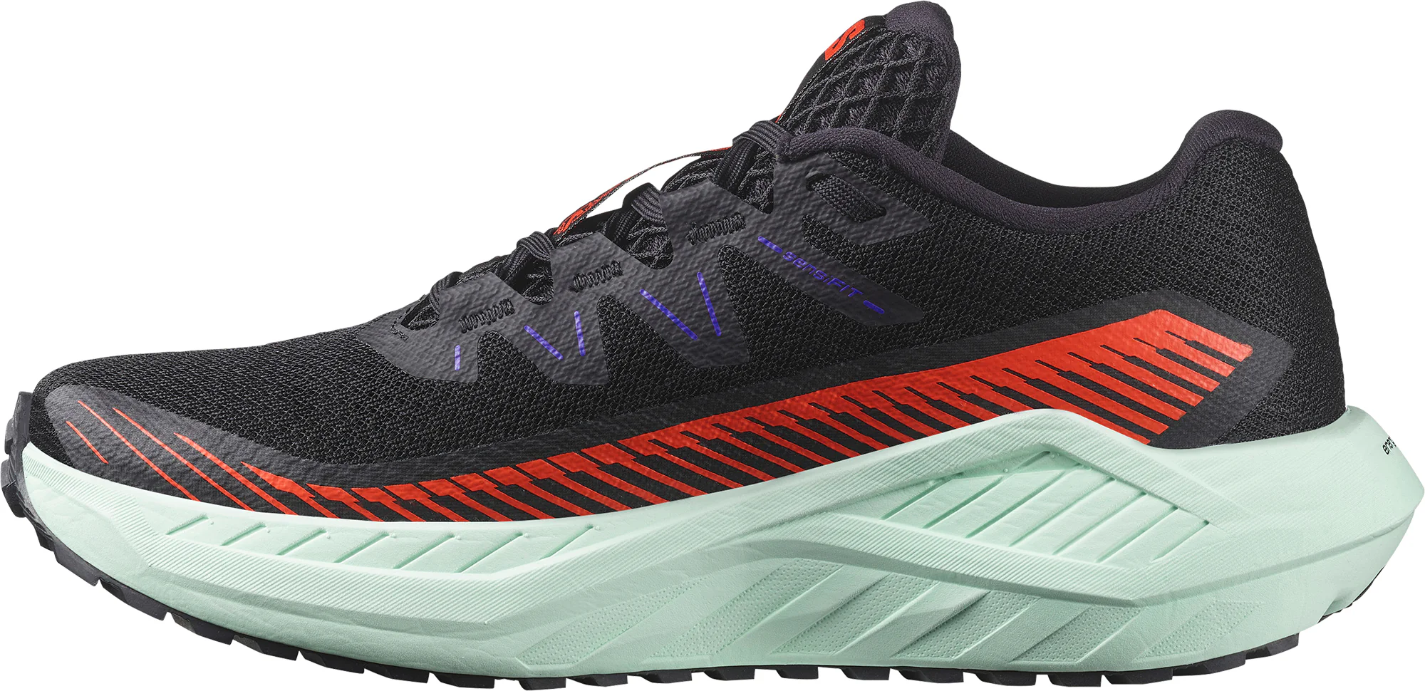 Salomon DRX DEFY GRVL Womens Trail Running Shoes - Black - Image 3