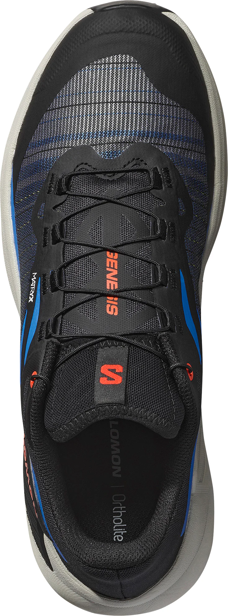 Salomon Genesis Mens Trail Running Shoes - Black - Image 4