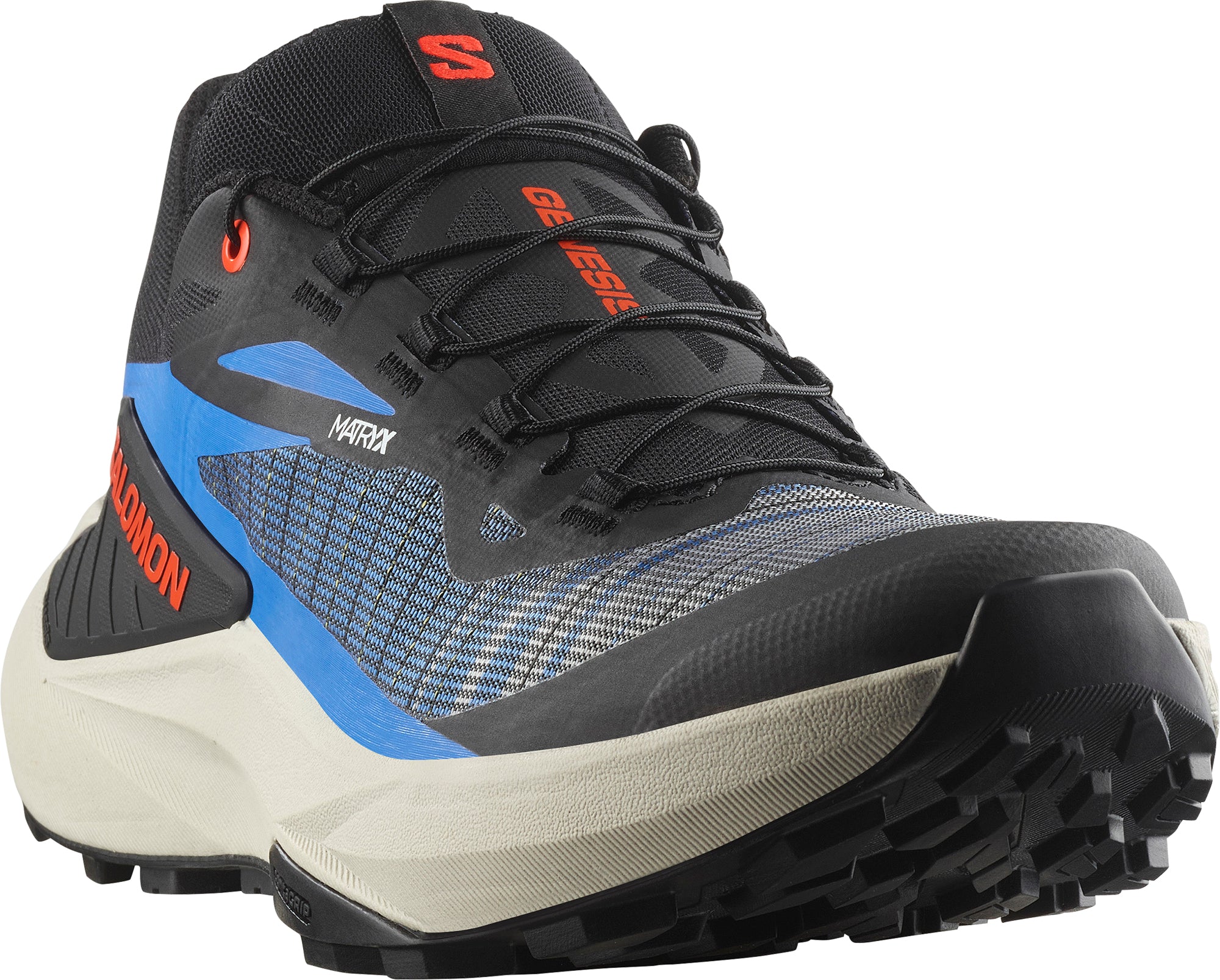Salomon Genesis Mens Trail Running Shoes - Black - Image 6