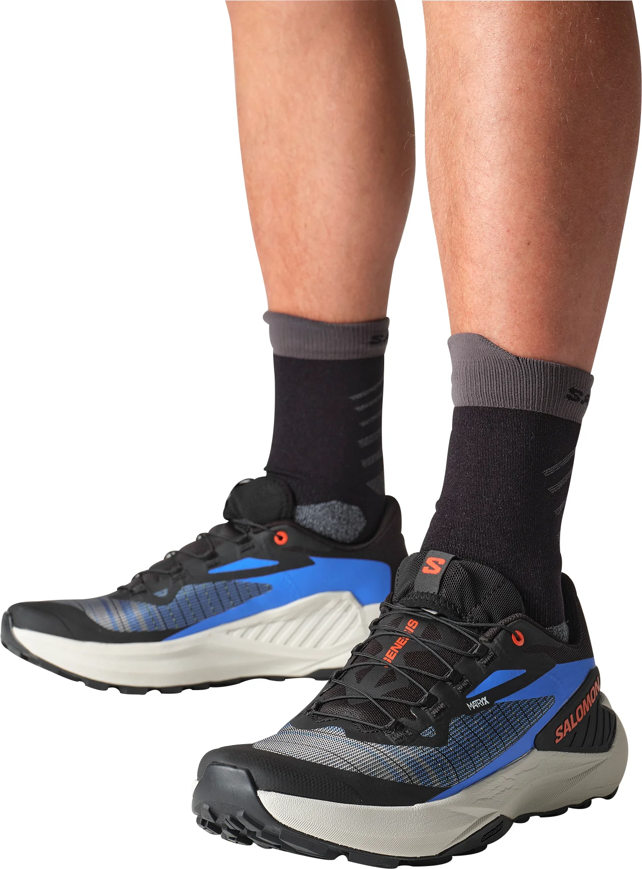 Salomon Genesis Mens Trail Running Shoes - Black - Image 7