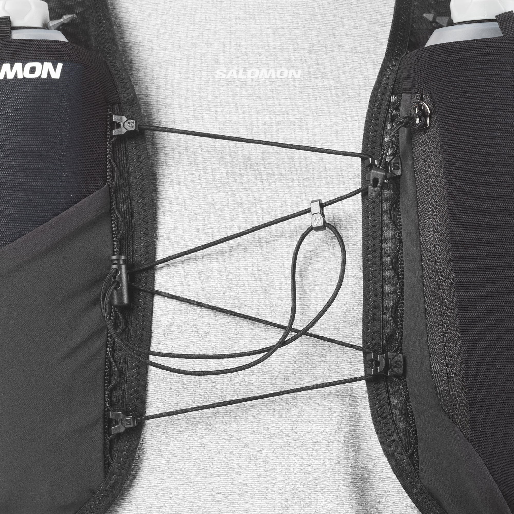 Salomon Gravel Skin 4 Set Running Backpack - Black - Image 3