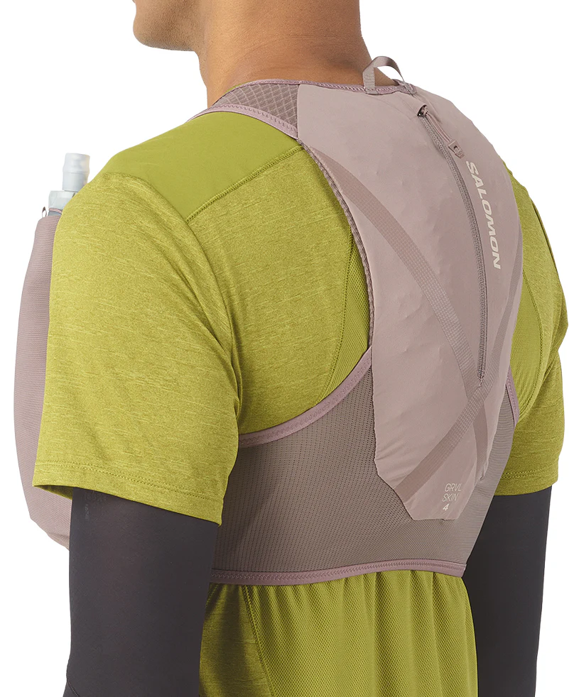Salomon Gravel Skin 4 Set Running Backpack - Brown - Image 4