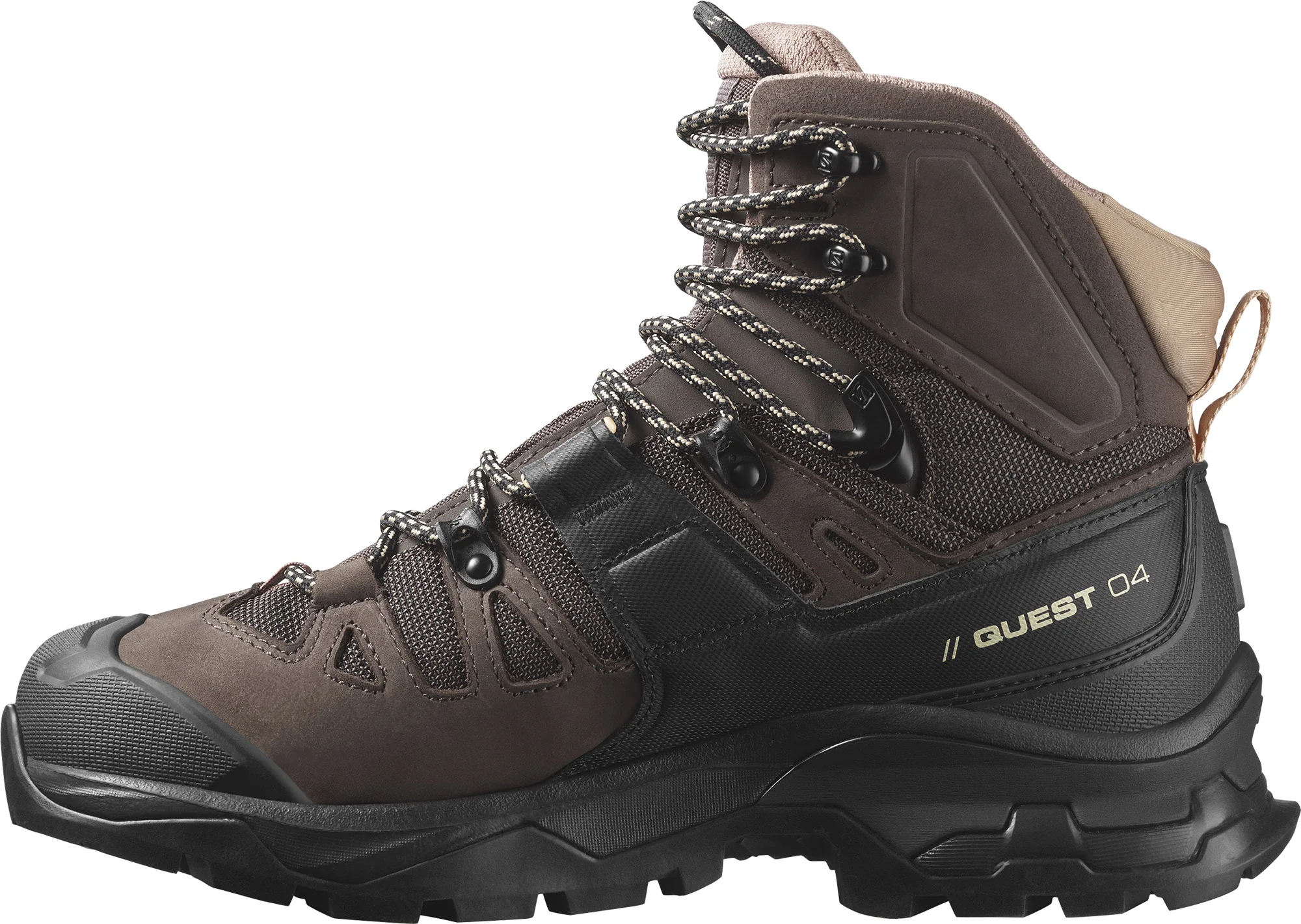 Salomon Quest 4 GORE-TEX Womens Walking Boots - Brown - Image 3