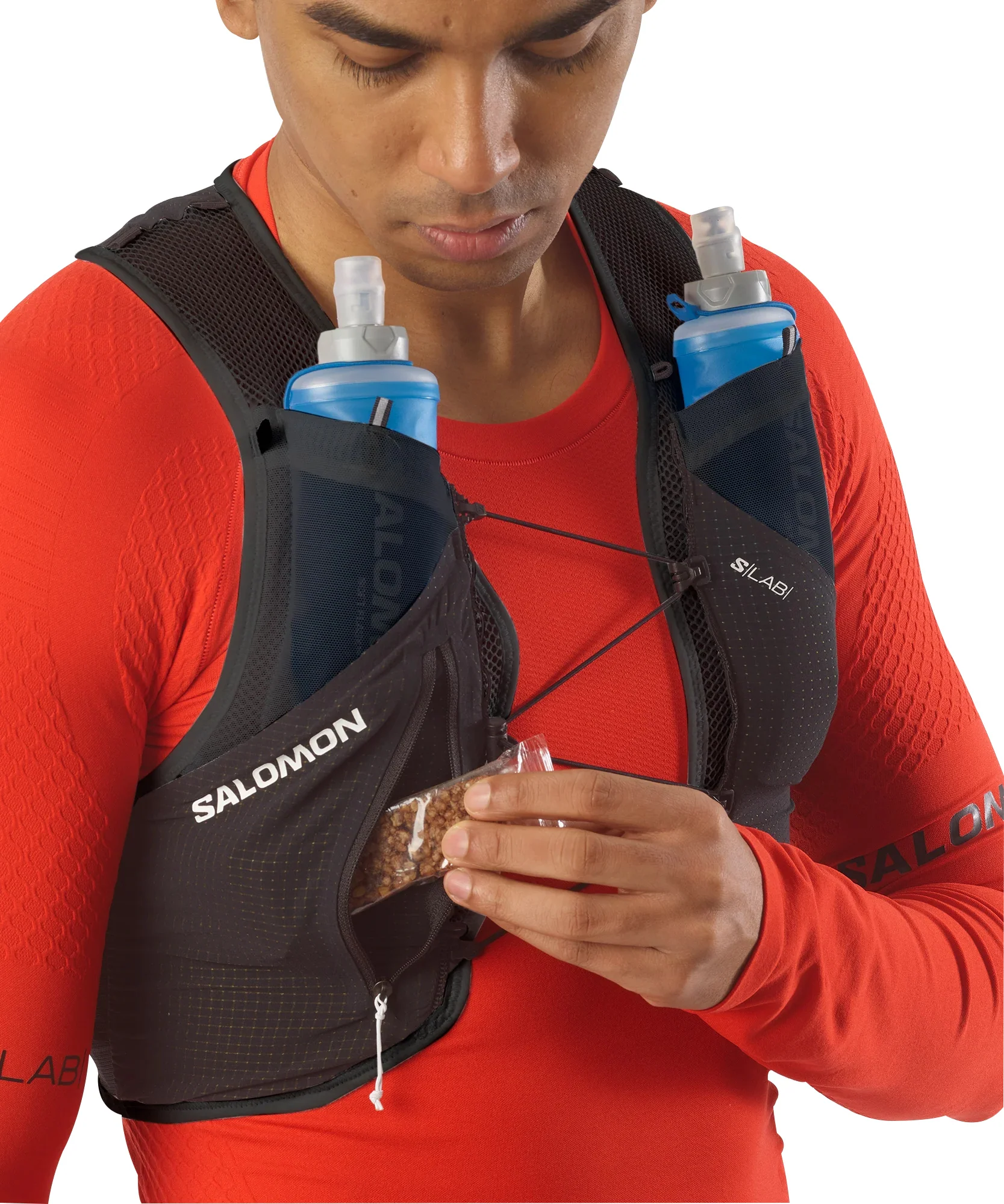Salomon S/LAB Pulsar 3 Set Running Backpack - Black - Image 5