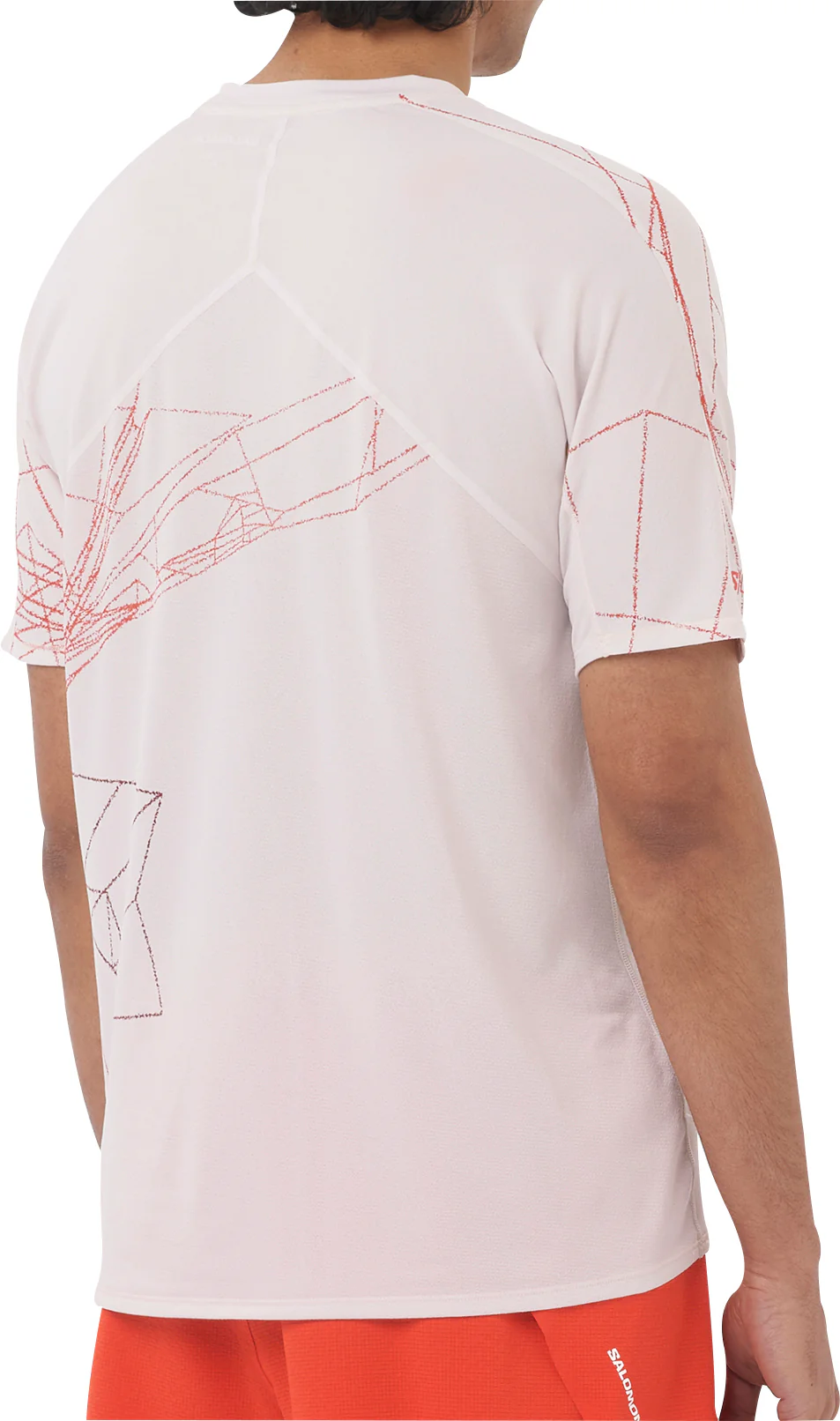 Salomon S/LAB Speed Short Sleeve Mens Running Top - Cream - Image 2
