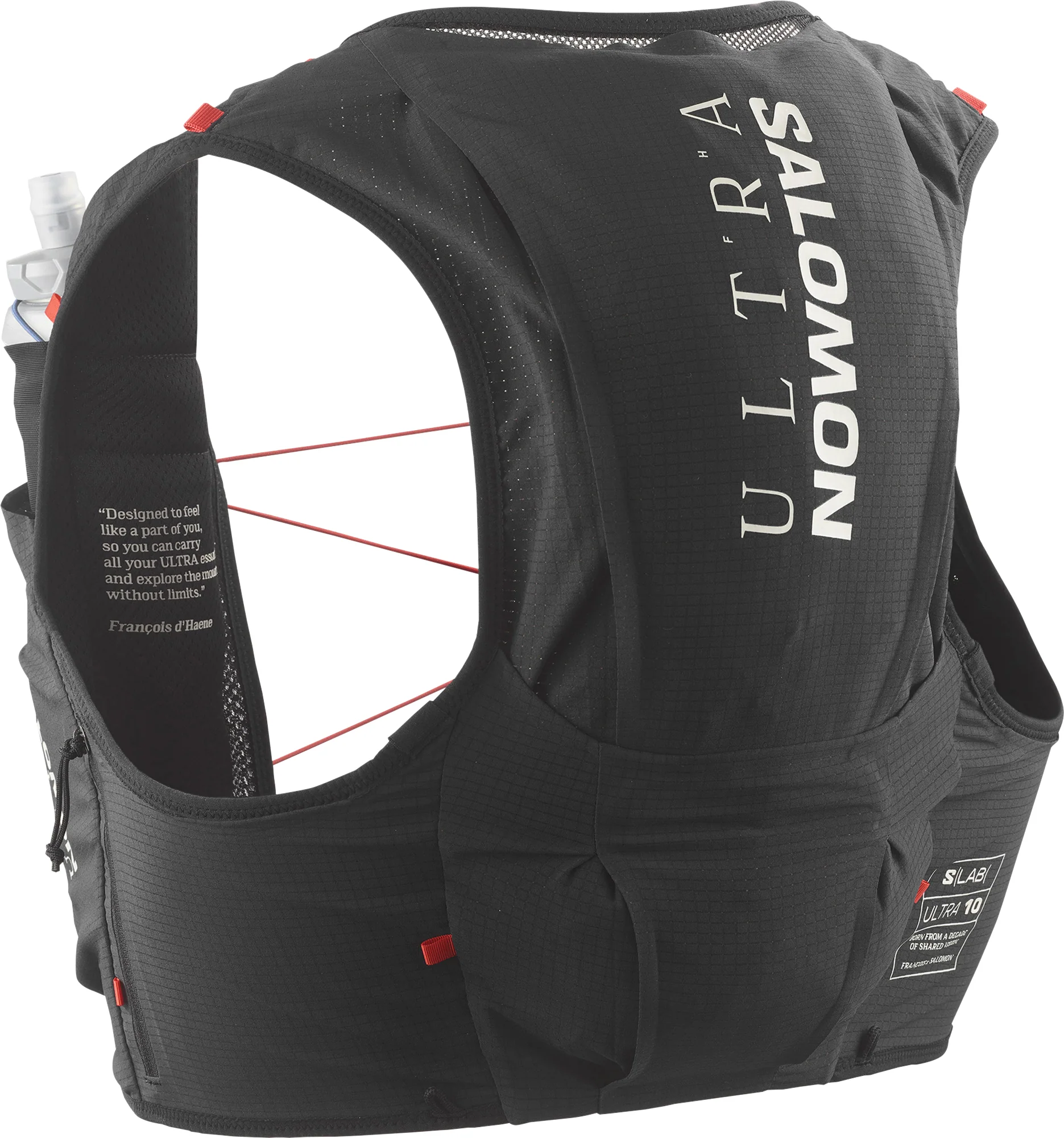 Salomon S/LAB Ultra 10 Set Running Backpack - Black - Image 2