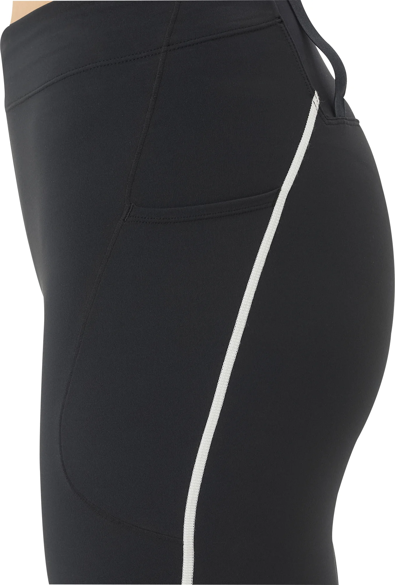 Salomon Sense Stow 6 Inch Womens Short Running Tights - Black - Image 3