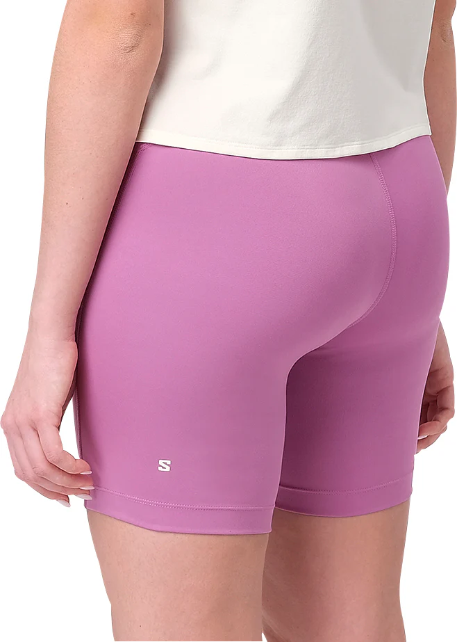 Salomon SHAKEout Core 6 Inch Womens Short Running Tights - Purple - Image 2