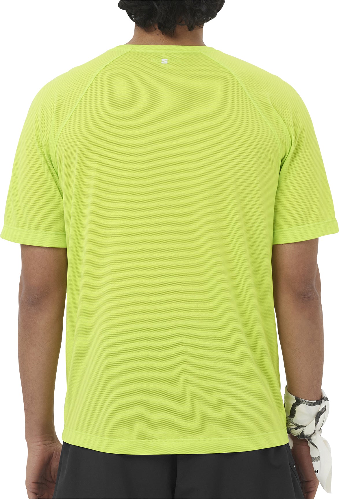 Salomon SHAKEout Core Short Sleeve Mens Running Top - Green - Image 2