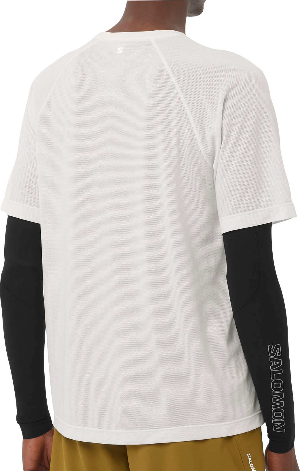 Salomon SHAKEout Core Short Sleeve Mens Running Top - White - Image 2
