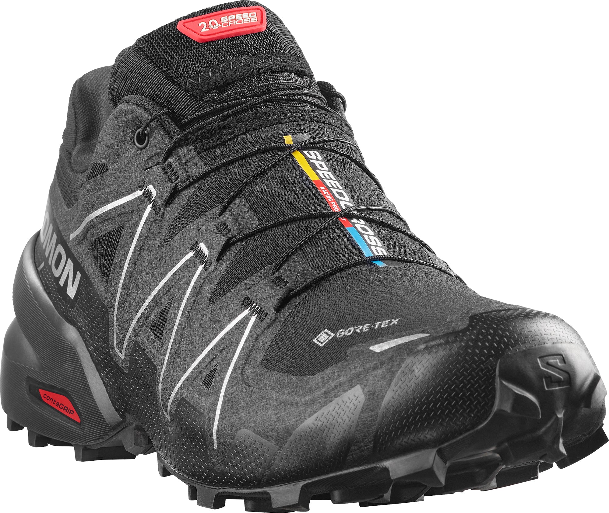 Salomon Speedcross 6 GORE-TEX Mens Trail Running Shoes - Black - Image 6