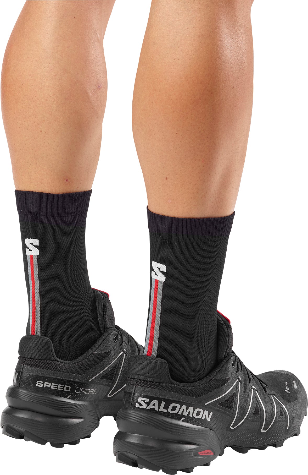 Salomon Speedcross 6 GORE-TEX Mens Trail Running Shoes - Black - Image 7